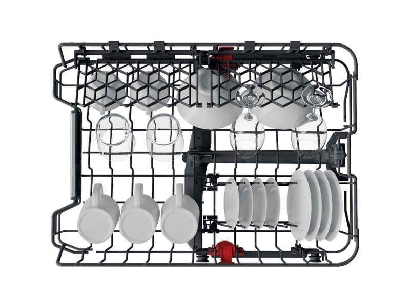 WHIRLPOOL WSBO 3O34 PFX - Opvaskemaskine - Sort