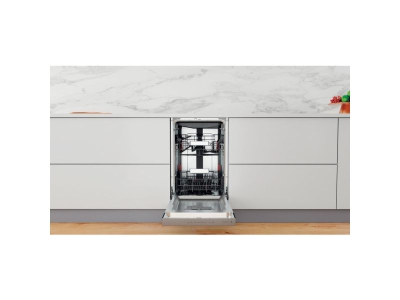 WHIRLPOOL WSBO 3O34 PFX - Opvaskemaskine - Sort