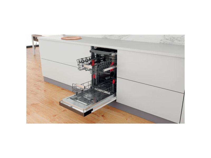 WHIRLPOOL WSBO 3O34 PFX - Opvaskemaskine - Sort