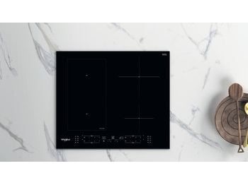 Whirlpool WL B1160 BF, Sort, Indbygget, 59 cm, Zone induktionskogeplade, Glas, 4 zone(s) billede 2