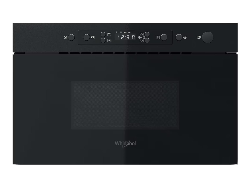 Whirlpool MBNA920B - Mikrobølgeovn med grill - til indbygning - 22 liter - 750 W - sort