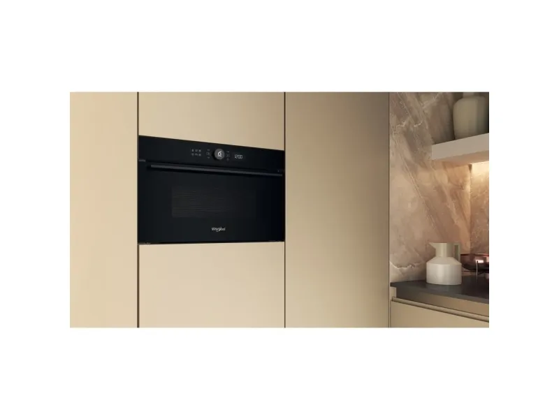 Whirlpool WMD54MB, Indbygget, Kombination mikroovn, 31 L, 1000 W, Indbygget skærm, LED