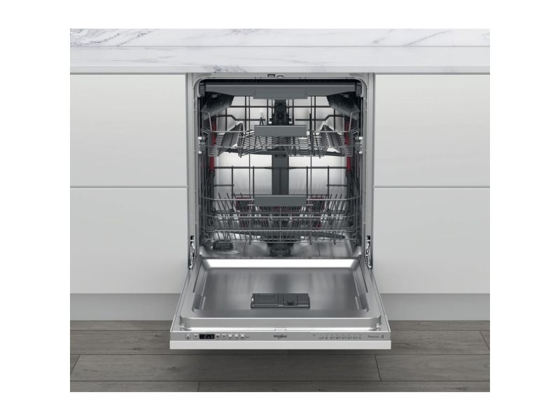 Whirlpool WI 7020 PF, Fuldt indbygget, Fuld størrelse (60 cm), Sølv, 1,3 m, 1,55 m, 1,5 m
