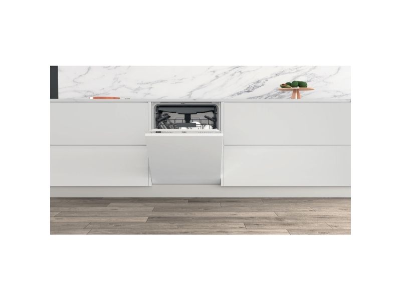 Whirlpool WI 7020 PF, Fuldt indbygget, Fuld størrelse (60 cm), Sølv, 1,3 m, 1,55 m, 1,5 m