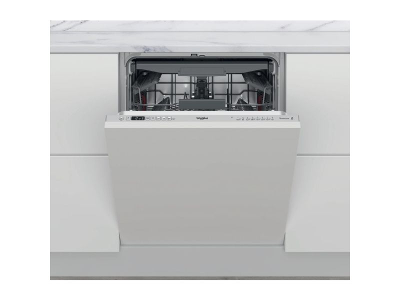 Whirlpool WI 7020 PF, Fuldt indbygget, Fuld størrelse (60 cm), Sølv, 1,3 m, 1,55 m, 1,5 m