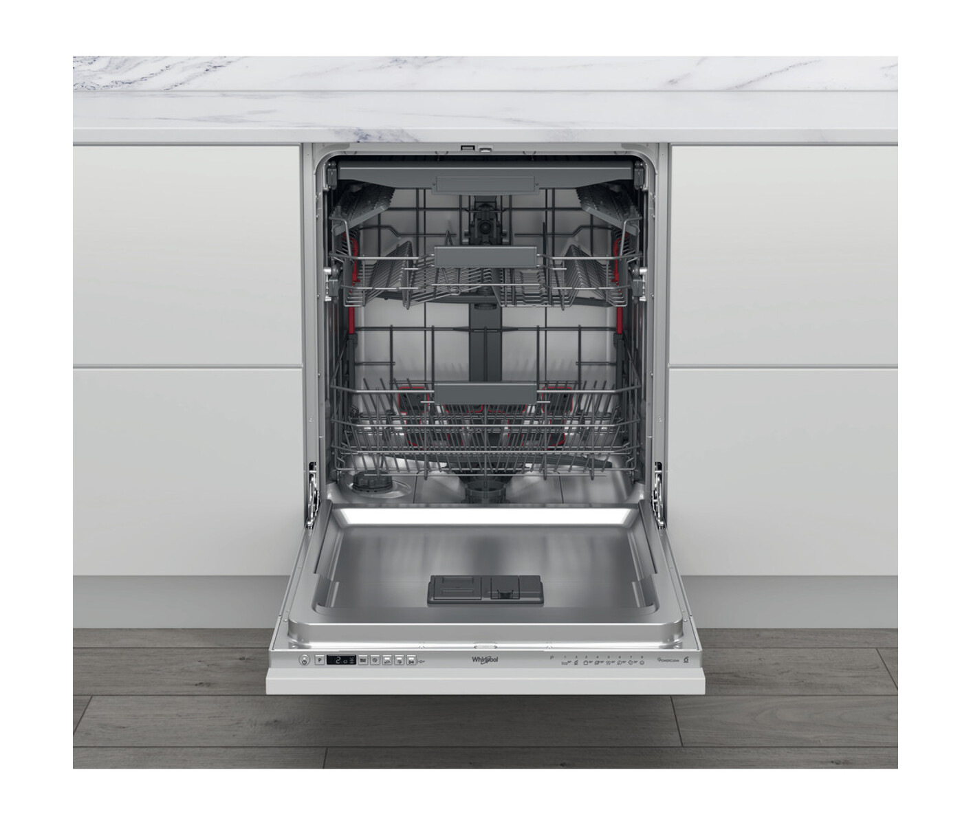Whirlpool WIC3C34PFES Integrerbar Opvaskemaskine billede 2