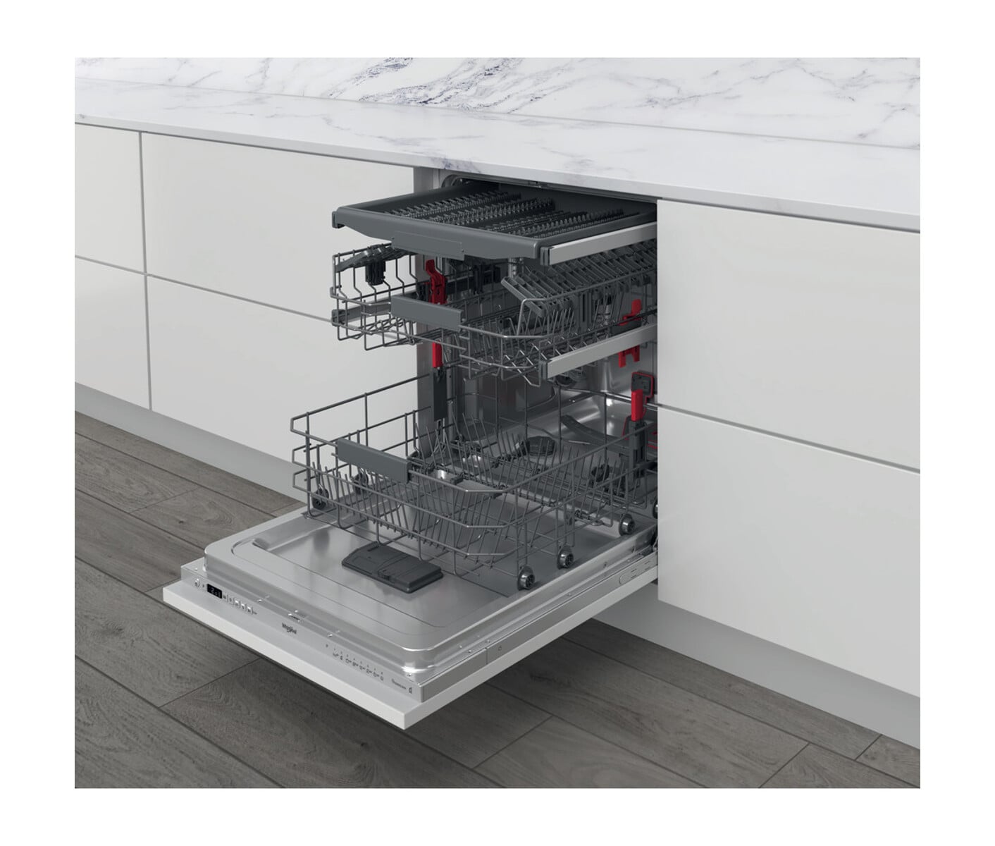 Whirlpool WIC3C34PFES Integrerbar Opvaskemaskine billede 7