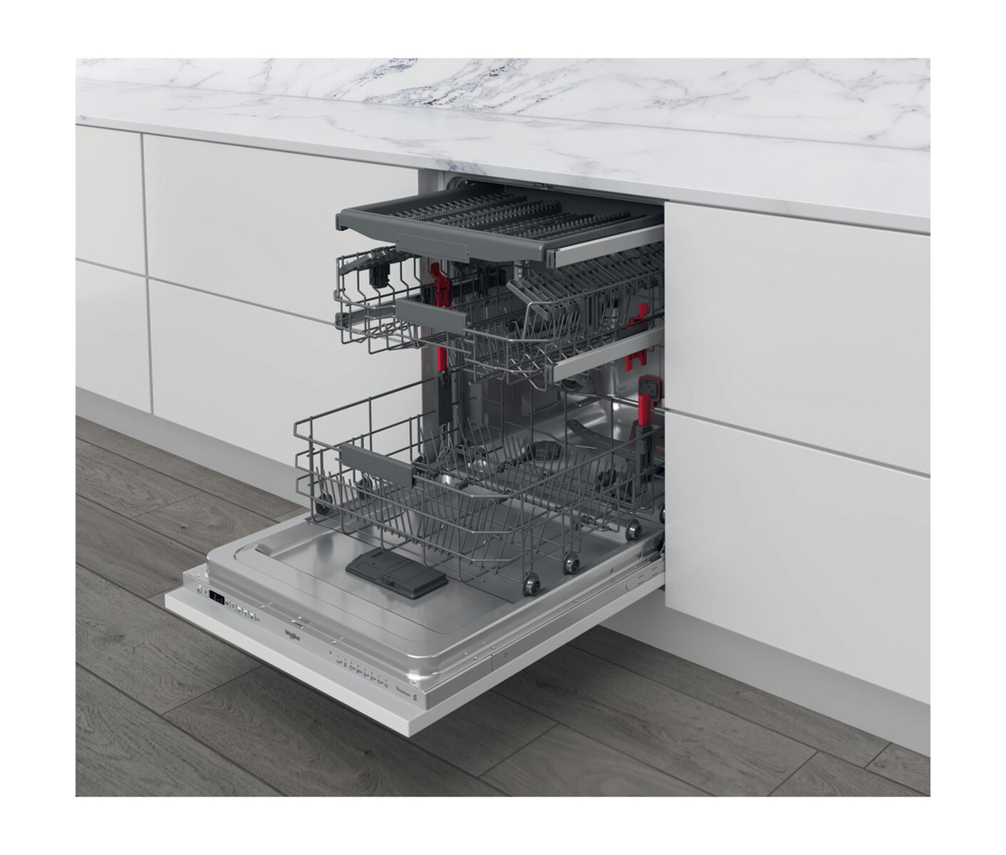 Whirlpool WIC3C34PFES Integrerbar Opvaskemaskine billede 6