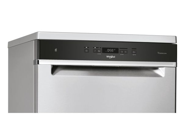 WHIRLPOOL WIP 4T133 PE S - Opvaskemaskine - Sort, Rustfrit stål billede 4