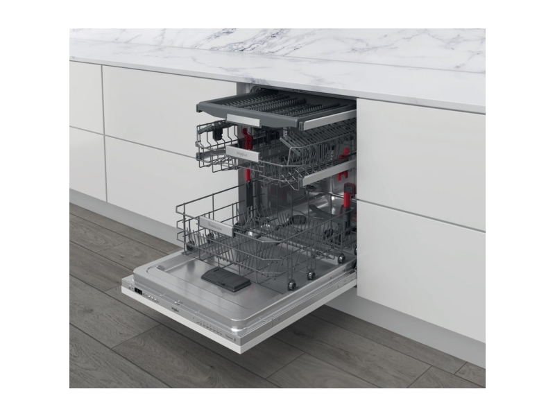 Whirlpool WIO 3T126 PFE, Fuldt indbygget, Fuld størrelse (60 cm), Hvid, Knapper, LED, 1,3 m