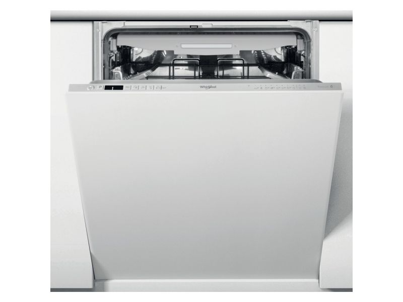Whirlpool PowerClean WKCIO 3T133 PFE - Opvaskemaskine - til indbygning - Niche - bredde: 60 cm - dybde: 56 cm - højde: 82 cm - sølv