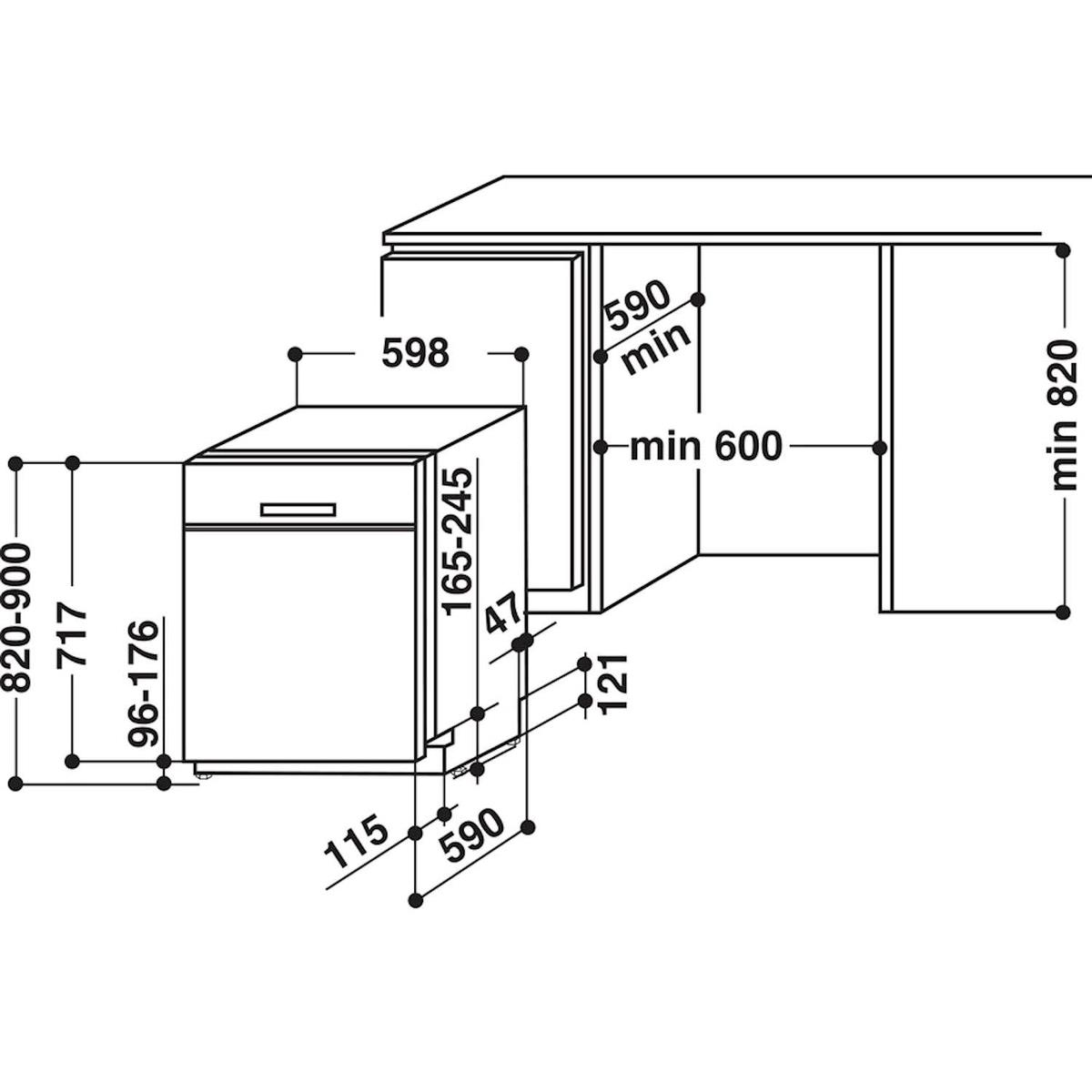 Whirlpool WUE 2B26 WH Underbygning billede 3