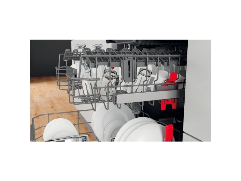Whirlpool WIO 3P33 PL, Fuldt indbygget, Fuld størrelse (60 cm), Hvid, 1,3 m, 1,55 m, 1,5 m