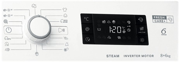 Whirlpool FWDG 861483E WV EU N - Vaske-/tørremaskine billede 2