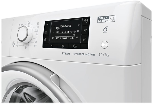 Whirlpool FWDD 1071682 WSV EU N - Frontbetjent Vaskemaskine billede 2