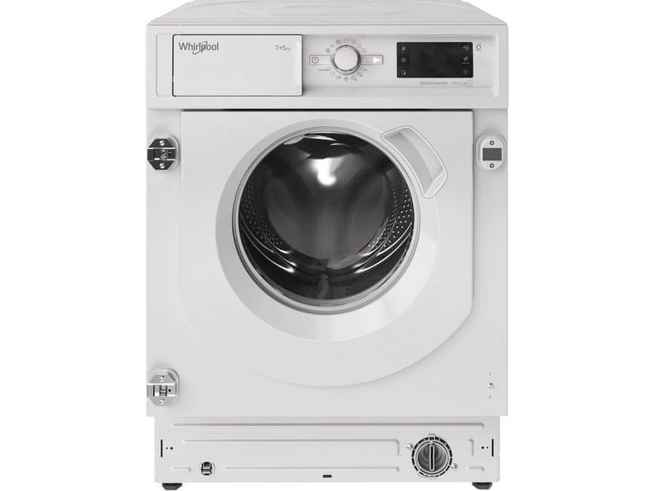 Whirlpool indbygget vaskemaskine-tørretumbler: 7,0 kg - Vaskekapacitet: 7 kg Tørrekapacitet: 5 kg FreshCare+, bevarer vasketøjets friskhed - 1400 rpm billede 1