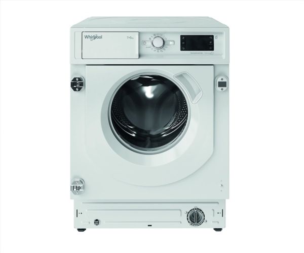 Whirlpool indbygget vaskemaskine-tørretumbler: 7,0 kg - Vaskekapacitet: 7 kg Tørrekapacitet: 5 kg FreshCare+, bevarer vasketøjets friskhed - 1400 rpm billede 2