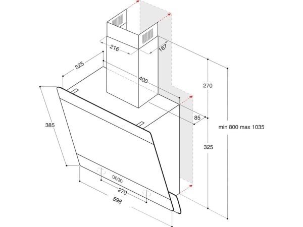 Whirlpool AKR 65F LM K, 375 m³/t, Aftræk/Recirkulerende, E, A, E, 310 m³/t