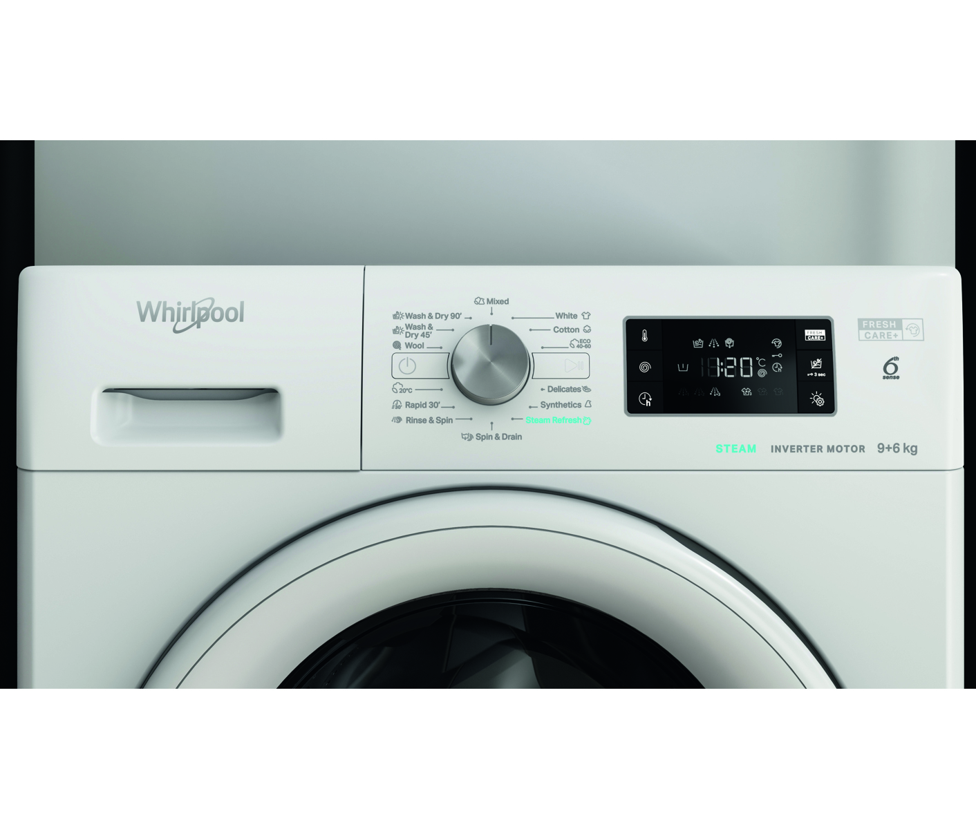 Whirlpool FFWDB964369WVEe Vaske-tørremaskine billede 2