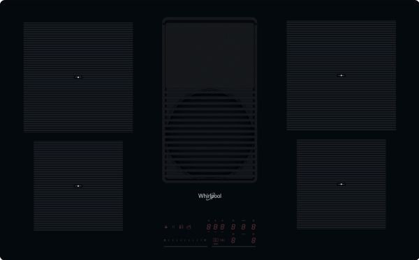 Whirlpool WVH 92 K F KIT/1, Sort, Indbygget, 83 cm, Zone induktionskogeplade, Keramisk, 4 zone(s) billede 3