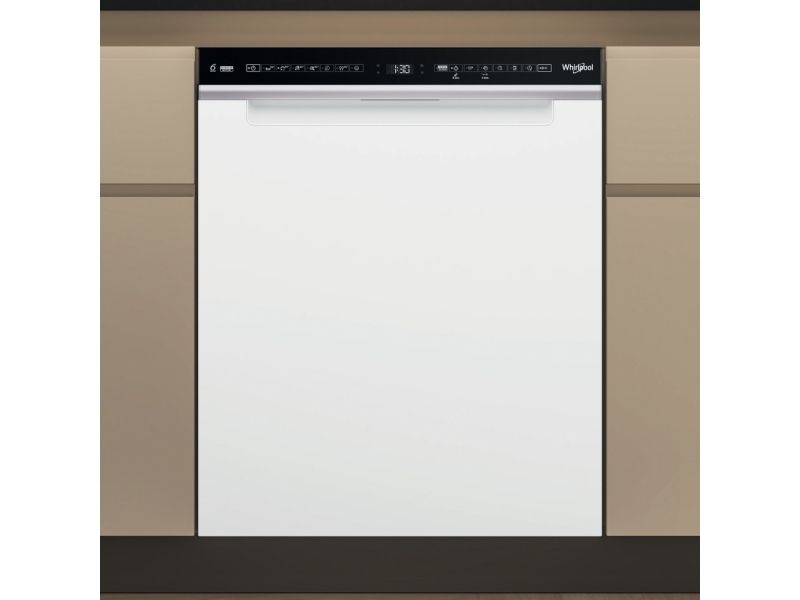 Whirlpool W7U HS41 opvaskemaskine, hvid