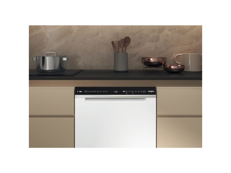 Whirlpool W7U HS41 opvaskemaskine, hvid