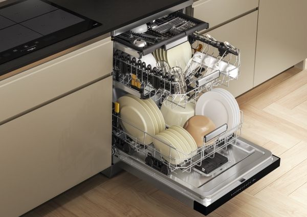 WHIRLPOOL W7FHP43X - Opvaskemaskine - Sort billede 4