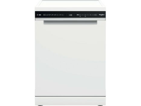 Whirlpool W7F HS51, Fritstående, Fuld størrelse (60 cm), Hvid, 1,3 m, 1,55 m, 1,5 m