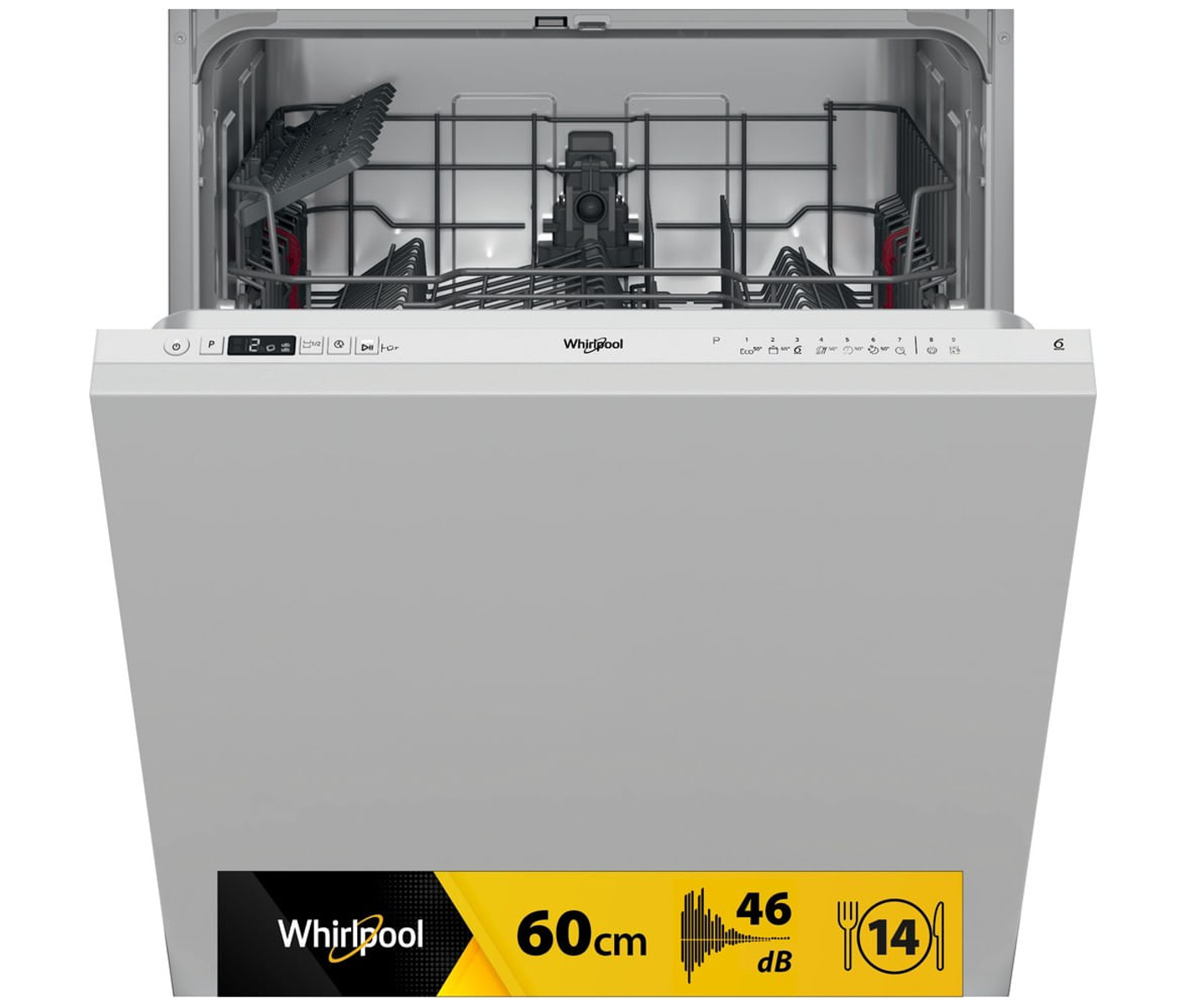 Whirlpool W2IHD526A Integrerbar Opvaskemaskine