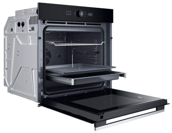 Whirlpool WOI5S8PPM1SXA, Medium, Elektrisk ovn, 73 L, 73 L, Hydrolytisk + pyrolytisk, Indbygget