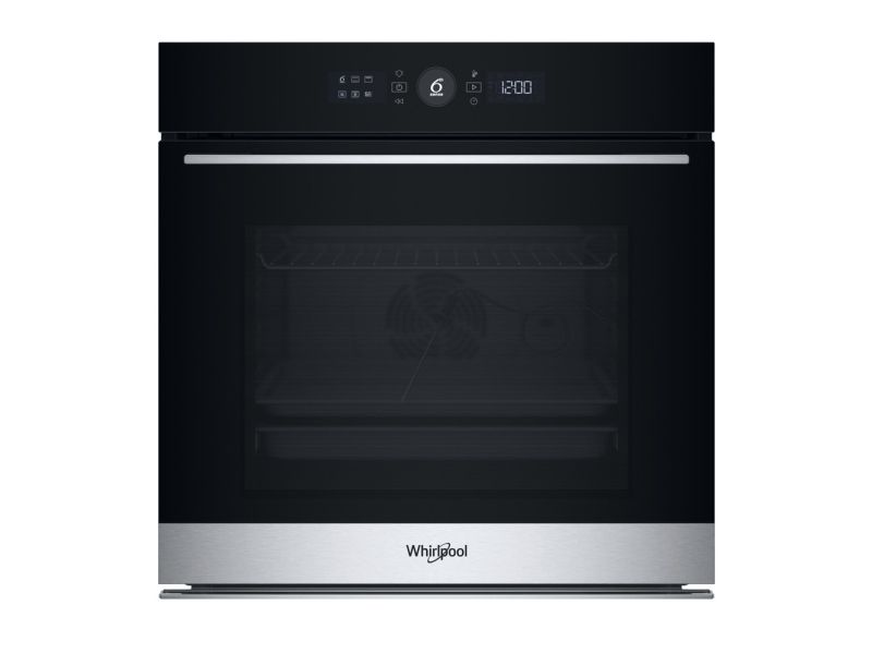 Whirlpool WOI5S8PPM1SXA, Medium, Elektrisk ovn, 73 L, 73 L, Hydrolytisk + pyrolytisk, Indbygget