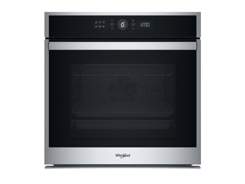 Whirlpool WOI4S8PPM1SX, Medium, Elektrisk ovn, 73 L, 73 L, Pyrolyse, Indbygget