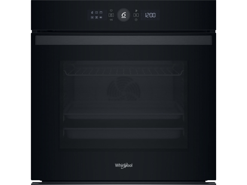 Whirlpool WOI4S8PM2SBA, Medium, Elektrisk ovn, 73 L, 73 L, Hydrolytisk + pyrolytisk, Indbygget