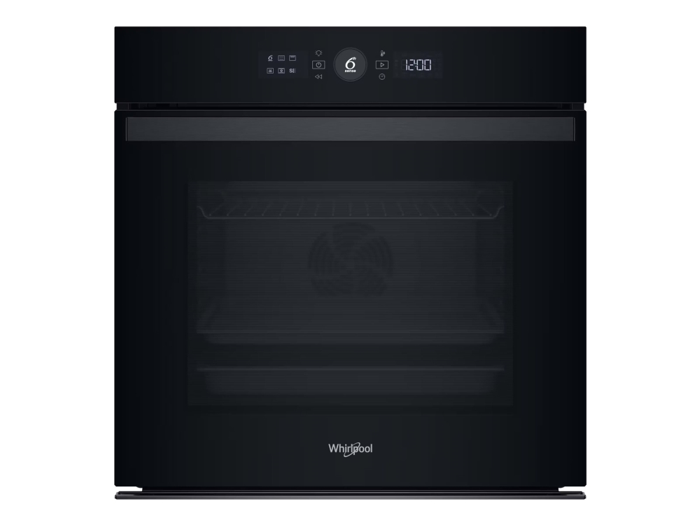Whirlpool WOI4S8PM0SBA - Ovn - med dampfunktion - til indbygning - niche - bredde: 56 cm - dybde: 55 cm - højde: 58.3 cm - med selv-rengøring - Klasse A+ - sort
