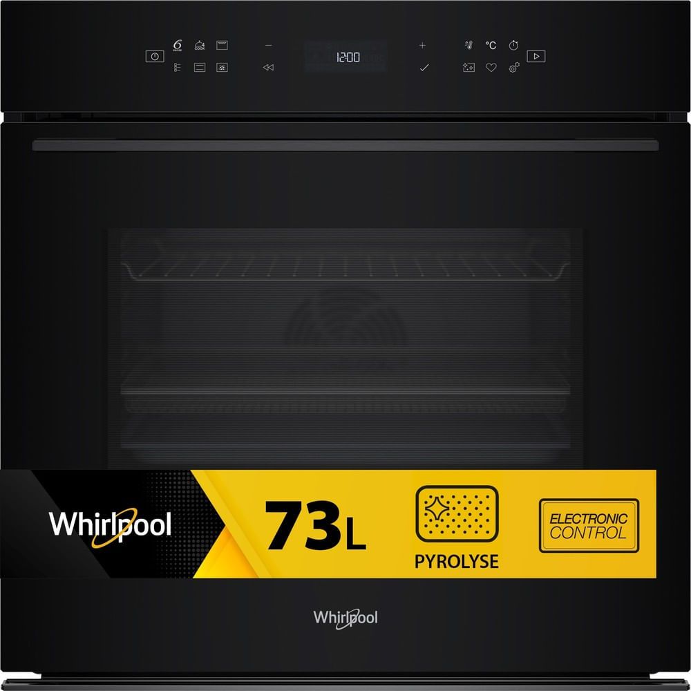 Whirlpool WOI78PT1SBA, Medium, Elektrisk ovn, 73 L, 73 L, Hydrolytisk + pyrolytisk, Indbygget billede 1