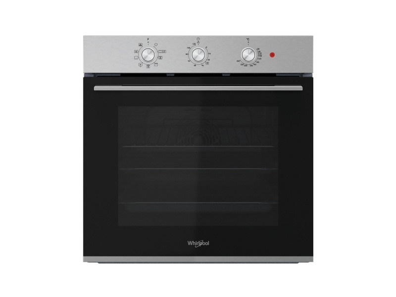 Whirlpool OMK38HU0X, Medium, Elektrisk ovn, 71 L, 71 L, Blæsertvungen, 1500 W
