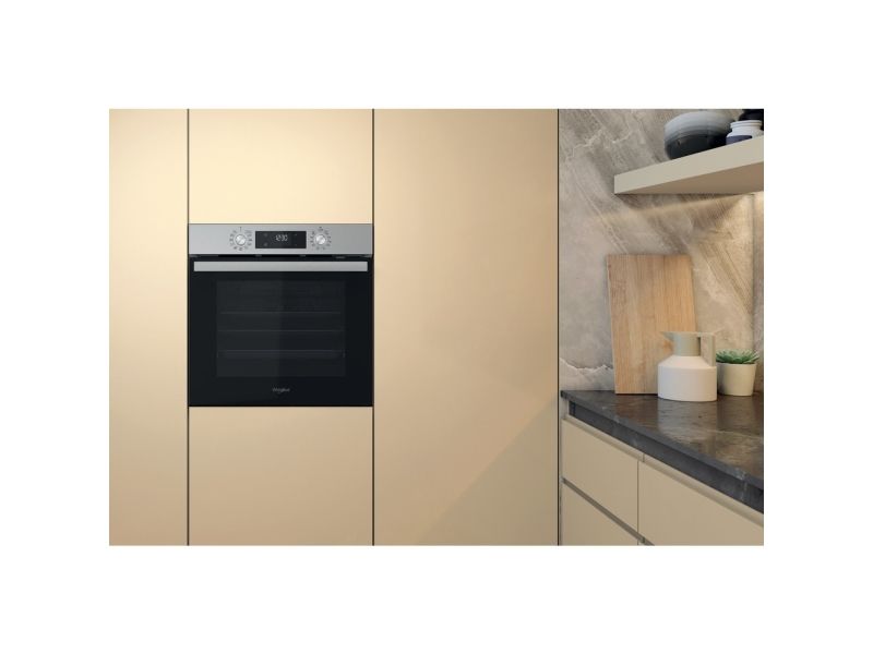 Whirlpool OMR58HU1X, Medium, Elektrisk ovn, 71 L, 2900 W, 71 L, Hydro