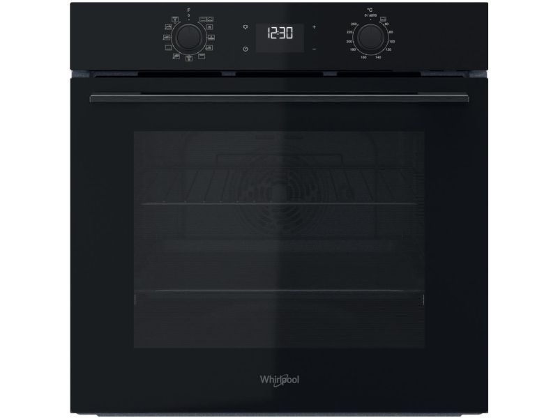 Whirlpool OMK58CU1SB, Medium, Elektrisk ovn, 71 L, 71 L, Katalytisk, Indbygget