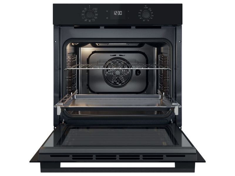 Whirlpool OMK58CU1SB, Medium, Elektrisk ovn, 71 L, 71 L, Katalytisk, Indbygget