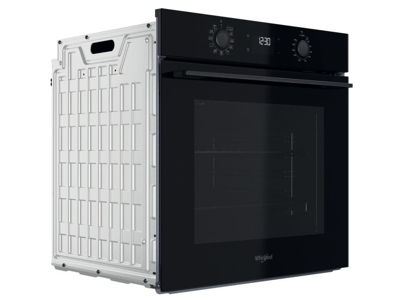 Whirlpool OMK58CU1SB, Medium, Elektrisk ovn, 71 L, 71 L, Katalytisk, Indbygget