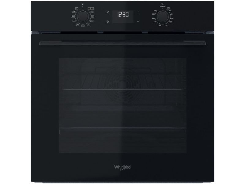 Whirlpool OMK58CU1SB, Medium, Elektrisk ovn, 71 L, 71 L, Katalytisk, Indbygget