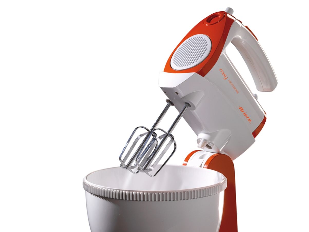 Ariete 1565/11, Bordmixer, Orange, Hvid, Mikse, 2,4 L, Løftestang, Plast