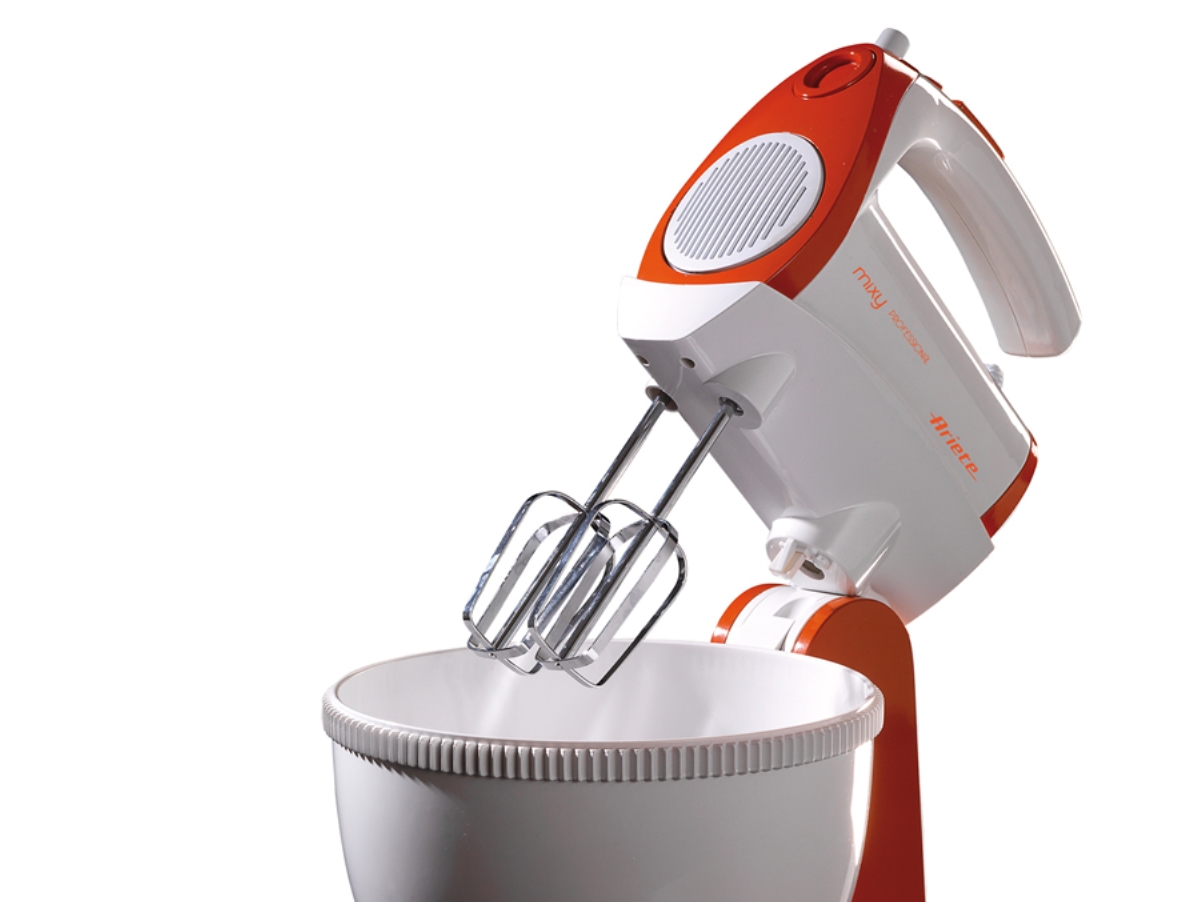 Ariete 1565/11, Bordmixer, Orange, Hvid, Mikse, 2,4 L, Løftestang, Plast