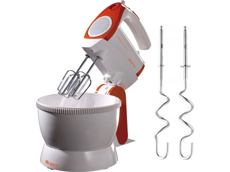 Ariete 1565/11, Bordmixer, Orange, Hvid, Mikse, 2,4 L, Løftestang, Plast