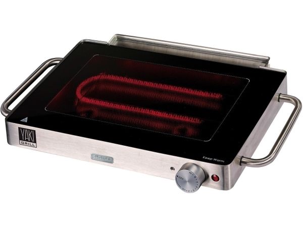 Ariete 798, Sort, Rustfrit stål, Rustfrit stål, Rektangulær, Keramisk, 800 W, 230 V