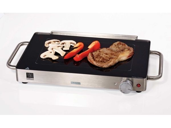 Ariete 798, Sort, Rustfrit stål, Rustfrit stål, Rektangulær, Keramisk, 800 W, 230 V