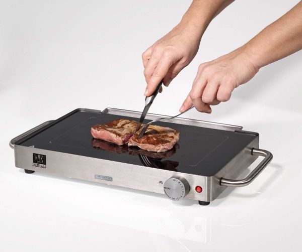 Ariete 798, Sort, Rustfrit stål, Rustfrit stål, Rektangulær, Keramisk, 800 W, 230 V