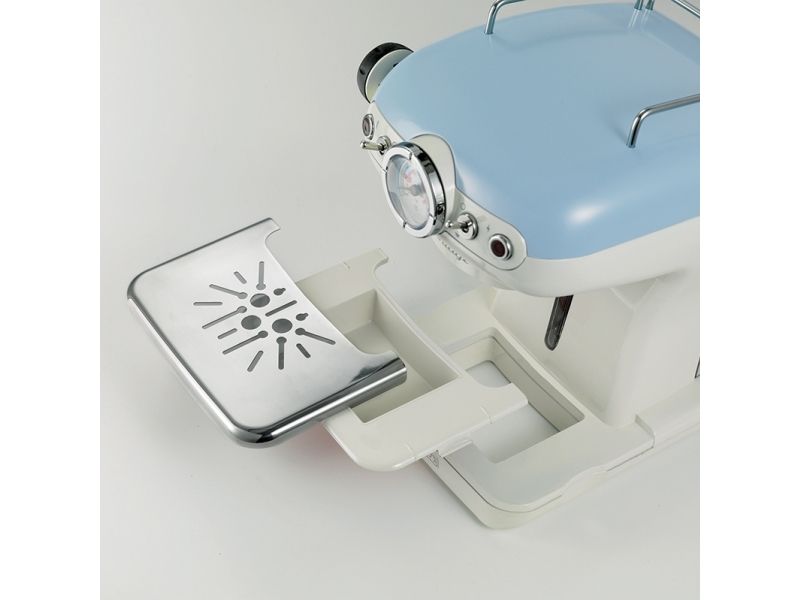 Ariete 1389 Vintage - coffee machine with cappuccinatore - 15 bar - light blue