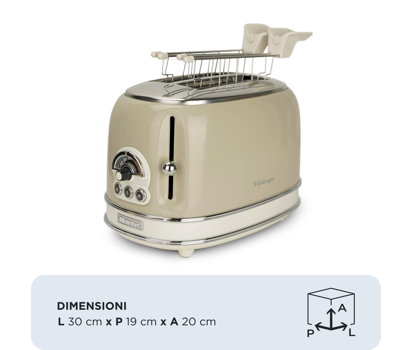 Ariete 00C015503AR0  Brødrister - Farve:  Beige billede 7