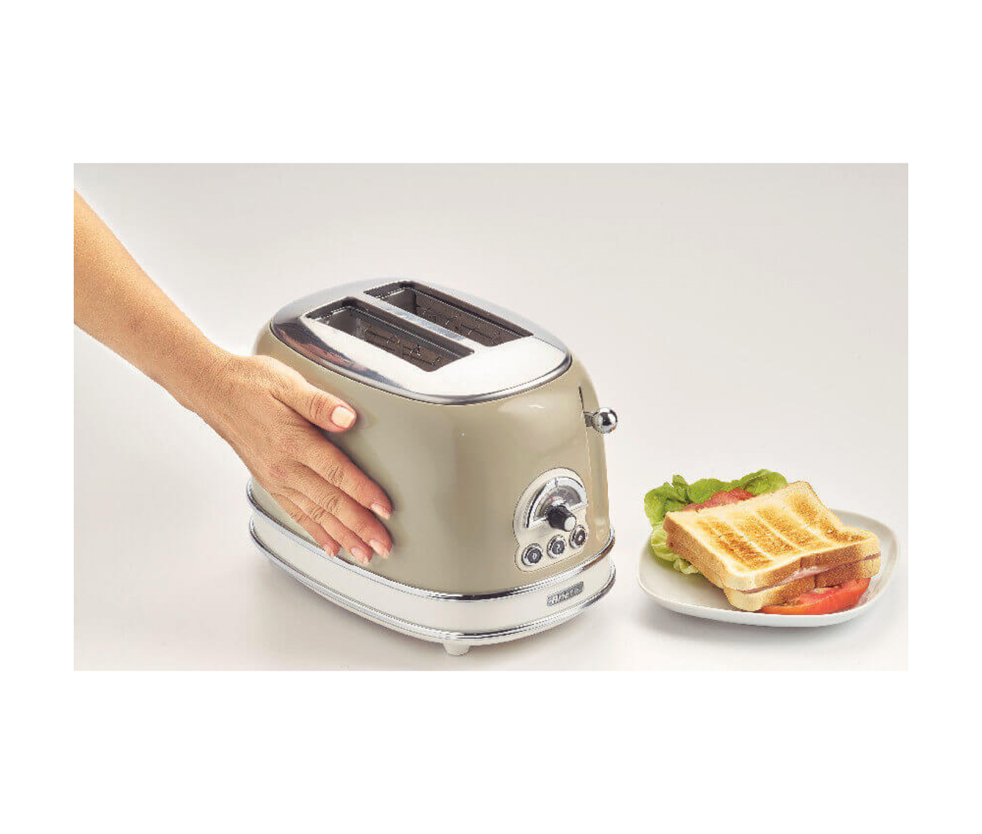 Ariete 00C015503AR0  Brødrister - Farve:  Beige billede 8